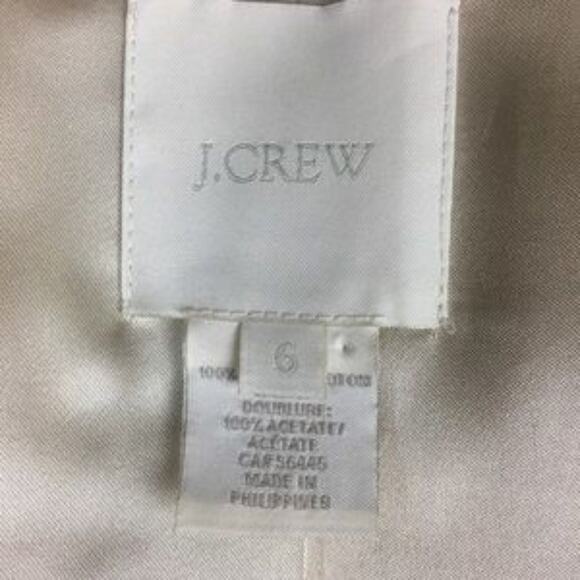 J Crew yellow Button Trudy Trench  Pea Coat 6 - Picture 7 of 8